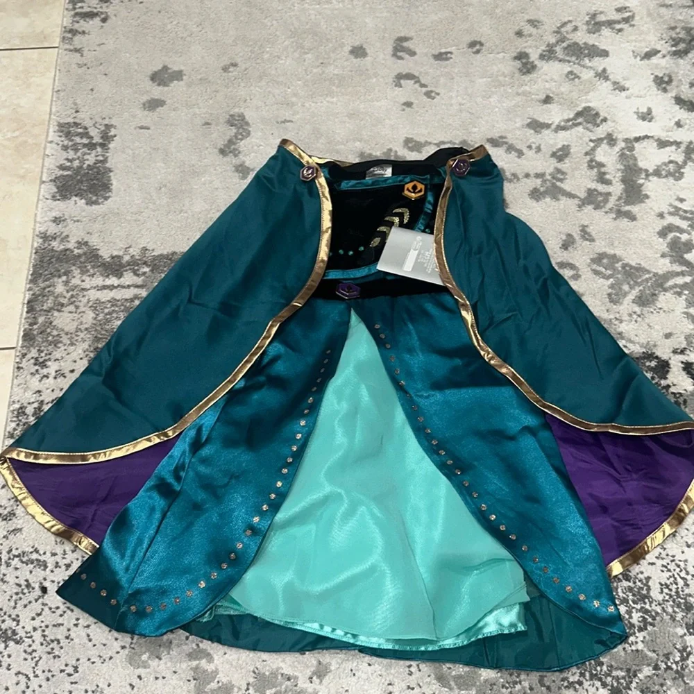 Walt Disney Wolrd Frozen 2 Princess Anna coronation Costume dress